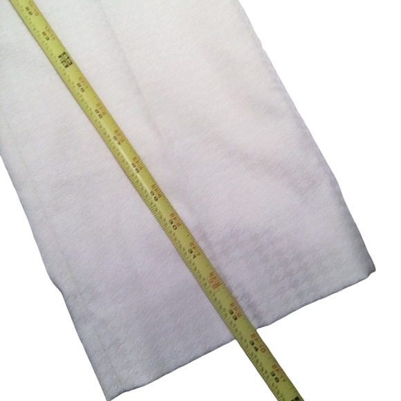 Etcetera Women's Cream Straight Leg Houndstooth Mosaic Zip Side Pants Size 12 - Picture 8 of 8